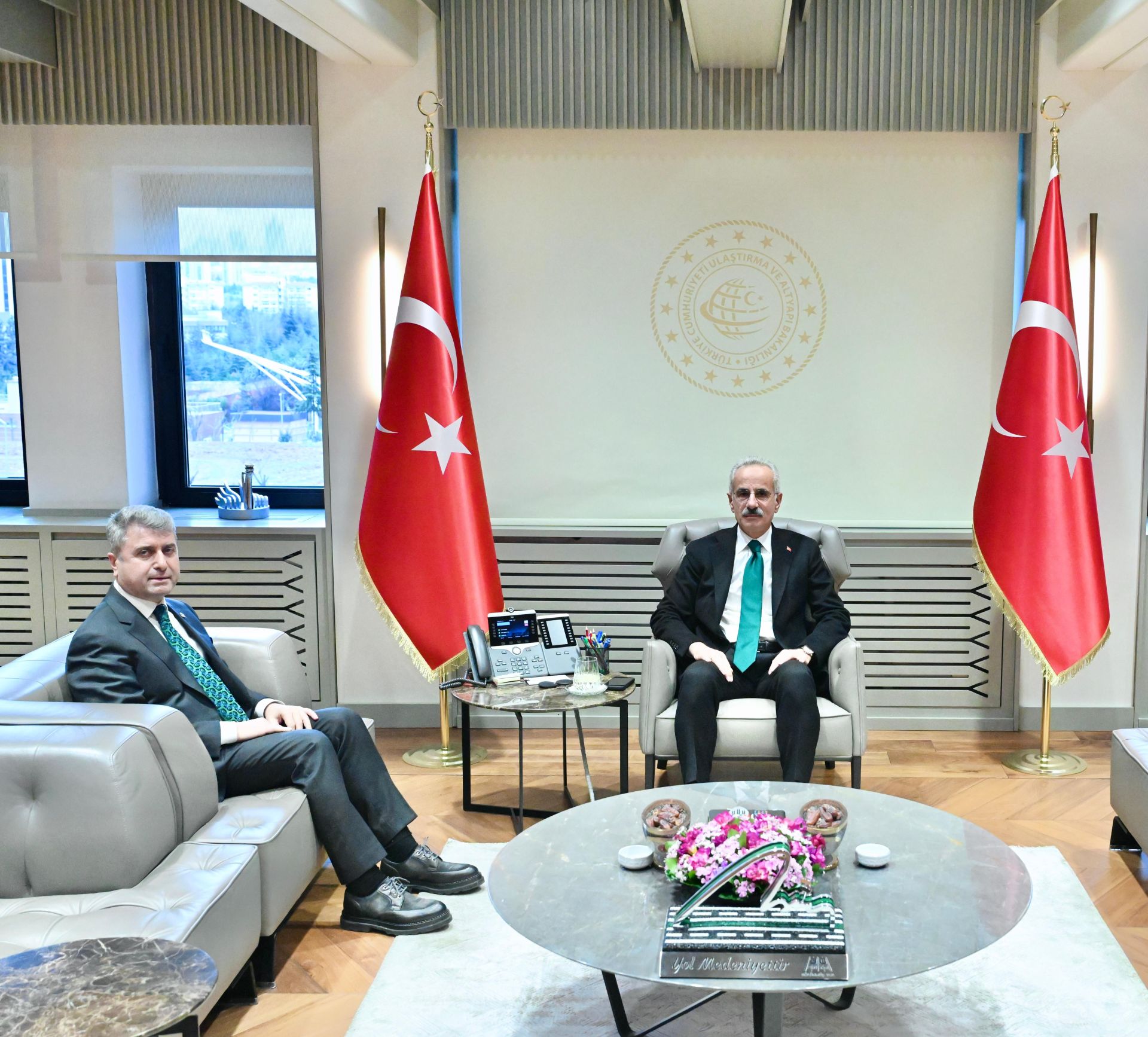 Genel Sekreterimiz Dr. Mehmet Baş, Ulaştırma ve Altyapı Bakanı ile Görüştü