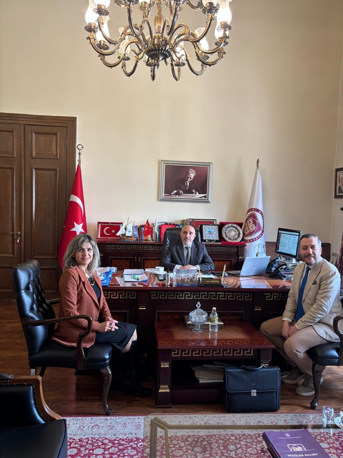 TÜHİS Heyetinden Ankara Sosyal Bilimler Üniversitesi’ne Ziyaret